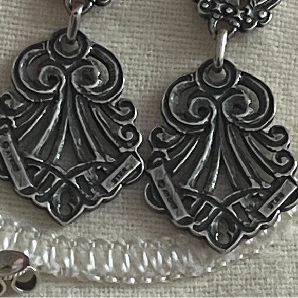 James Avery Retired Vintage Celeste dangle Ear posts - Picture 6 of 11
